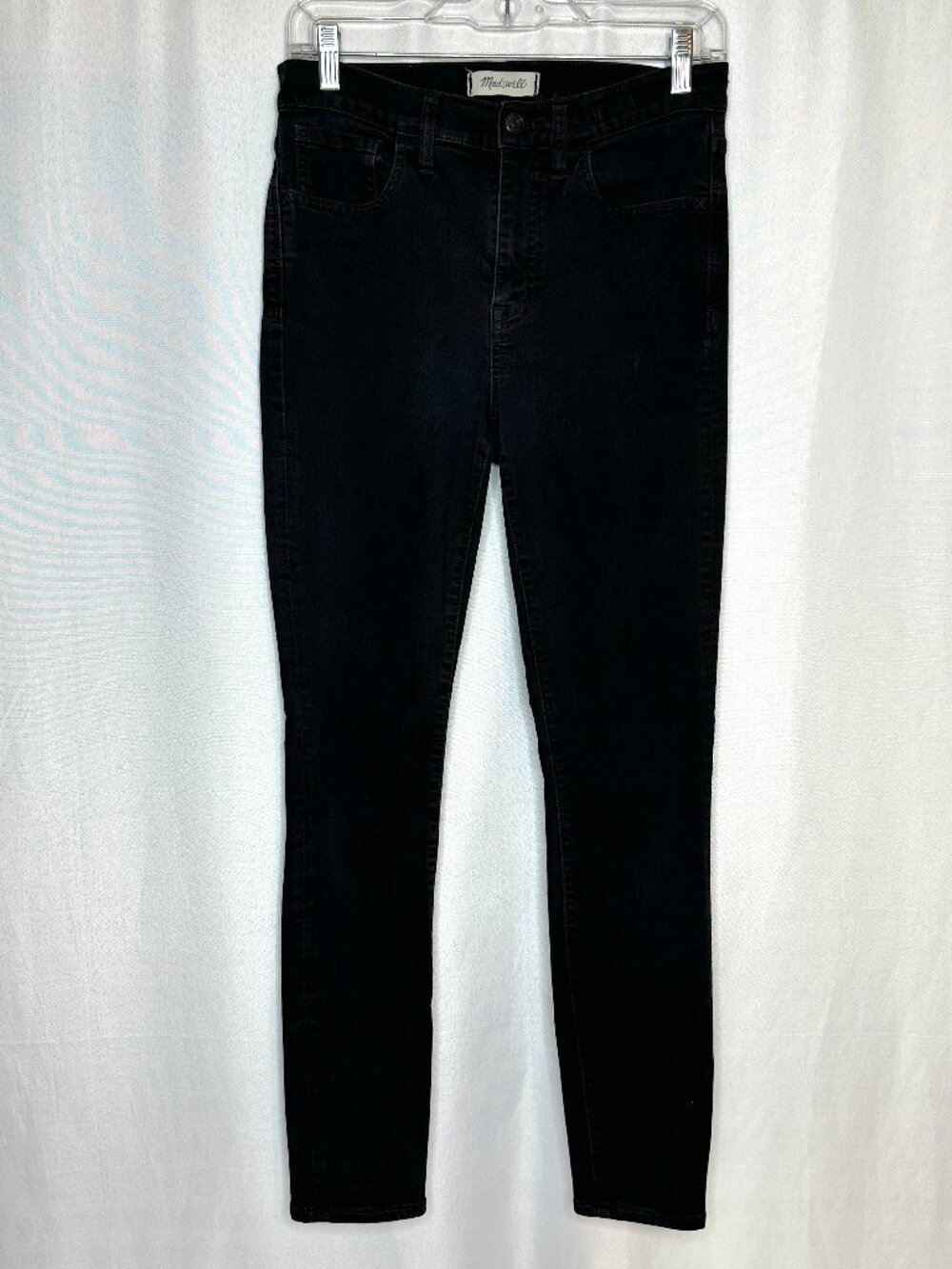 Madewell Roadtripper Skinny Black Jeans, Size 28 ‎ Minimalist Preppy Sleek Soft